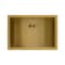 Ruvati 16 x 11 inch Brushed Gold Polished Brass Rectangular Bathroom Sink Undermount RVH6107GG - alternate 3